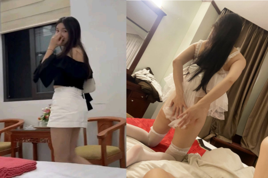Mới vào nhà nghỉ em thay đồ gợi cảm ngay